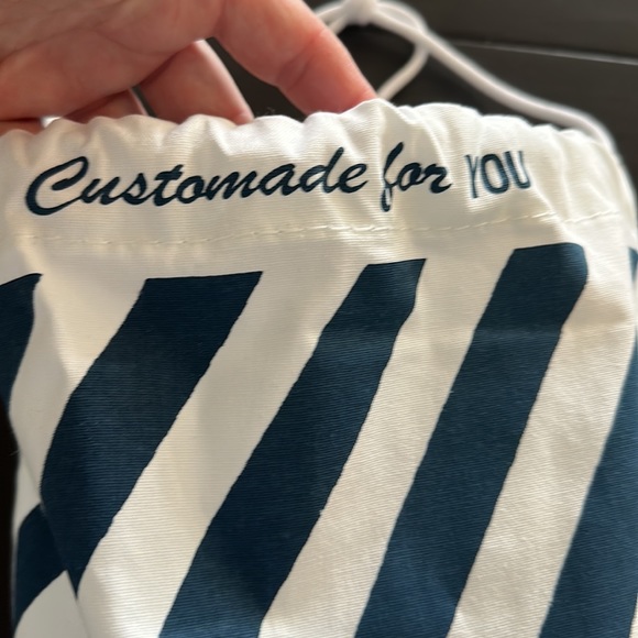 Vans custom made reusable top pull string bag (customs) tagged on side - Picture 2 of 5